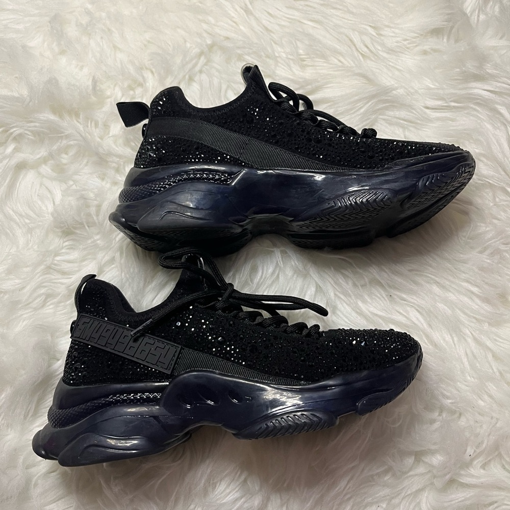 Steve Madden maxima black rhinestones